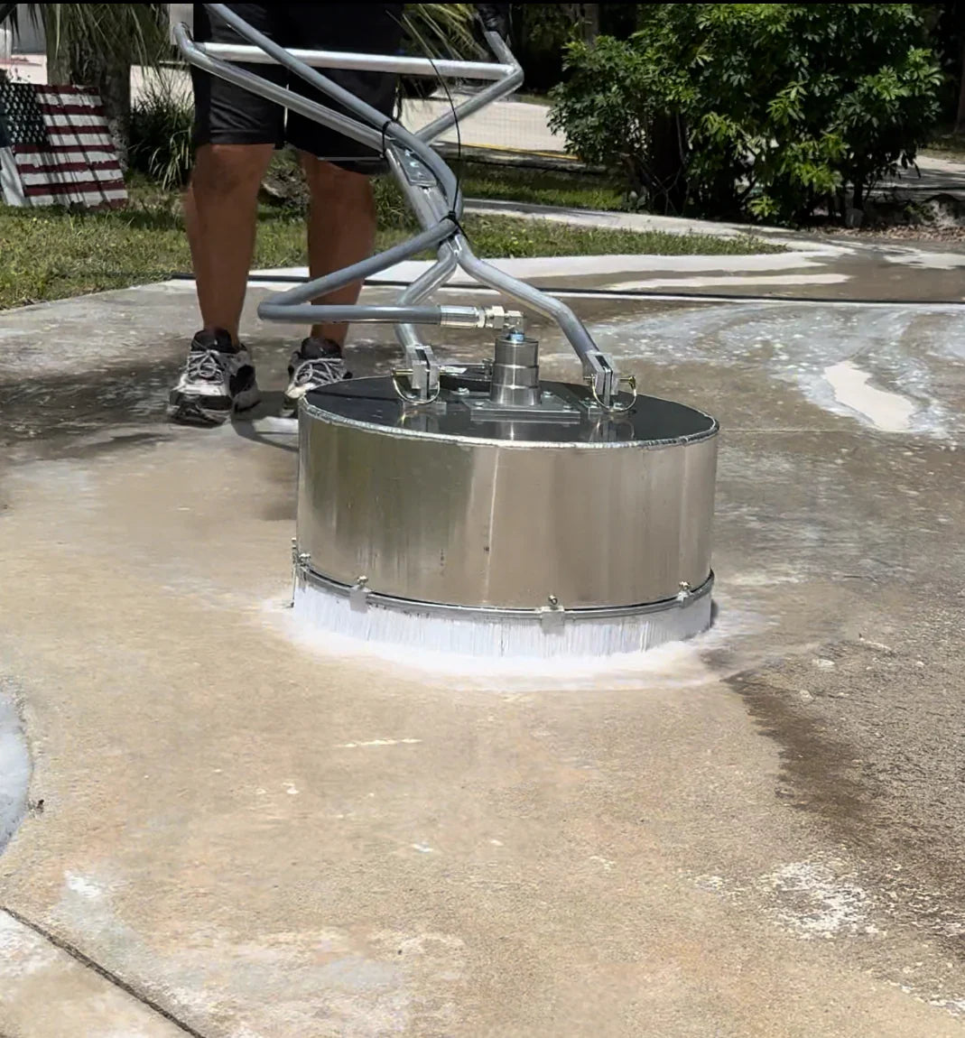 Hi-Low Solutions Stripinator surface cleaner for stripping paver sealer