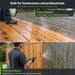 OxyShock HD for homeowners with a pump sprayer and professionals with a soft-wash rig